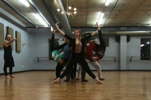 Project Awake cast in rehearsal at Dance East